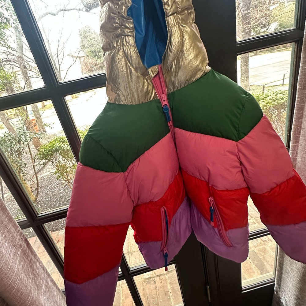 Boden Multicolor Kids Puffer Jacket